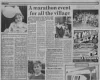 1987.07.24 - A marathon event for all the village, PB & NH, Page 3 - click for full size image 1987.07.24 - A marathon event for all the village, PB & NH, Page 3 - click for full size image