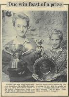 1987.07.24 - Duo win feast of a prize, PB & NH, Page 1 - click for full size image 1987.07.24 - Duo win feast of a prize, PB & NH, Page 1 - click for full size image