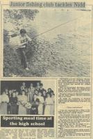 1985.06.07 - Junior fishing club tackles Nidd, PB & NH, Page 1 - click for full size image 1985.06.07 - Junior fishing club tackles Nidd, PB & NH, Page 1 - click for full size image