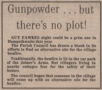 1983.10.14 - Gunpowder...but there's no plot, PB & NH, Page 1 - click for full size image 1983.10.14 - Gunpowder...but there's no plot, PB & NH, Page 1 - click for full size image