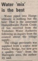 1983.11.23 - Water 'mix' is the best, Observer, Page 1 - click for full size image 1983.11.23 - Water 'mix' is the best, Observer, Page 1 - click for full size image