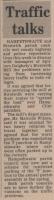 1984.11.02 - Traffic talks, PB & NH, Page 1 - click for full size image 1984.11.02 - Traffic talks, PB & NH, Page 1 - click for full size image