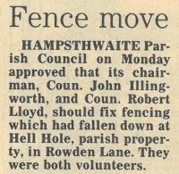 1985.05.17 - Fence move, PB & NH, Page 1 - click for full size image 1985.05.17 - Fence move, PB & NH, Page 1 - click for full size image
