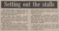 1985.08.16 - Setting out the stalls, PB & NH, Page 1 - click for full size image 1985.08.16 - Setting out the stalls, PB & NH, Page 1 - click for full size image