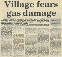 1987.10.16 - Village fears gas damage, PB & NH, Page 1 - click for full size image 1987.10.16 - Village fears gas damage, PB & NH, Page 1 - click for full size image
