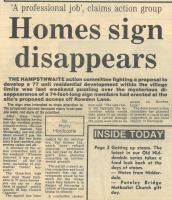 1984.05.18 - Homes sign disappears, PB & NH, Page 1 - click for full size image 1984.05.18 - Homes sign disappears, PB & NH, Page 1 - click for full size image