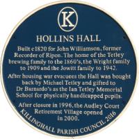 Tetley Plaque Tetley Plaque