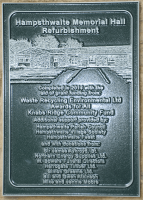 The completed plaque - click for full size image The completed plaque - click for full size image