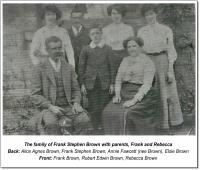 Family of Frank Stephen Brown - click for full size image Family of Frank Stephen Brown - click for full size image